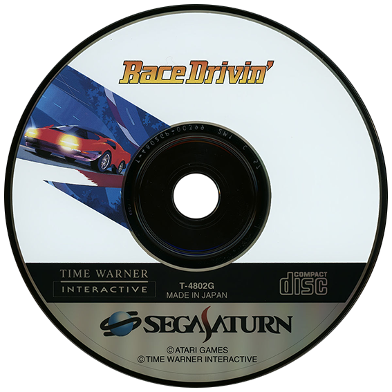 Race Drivin' box art for Sega Saturn
